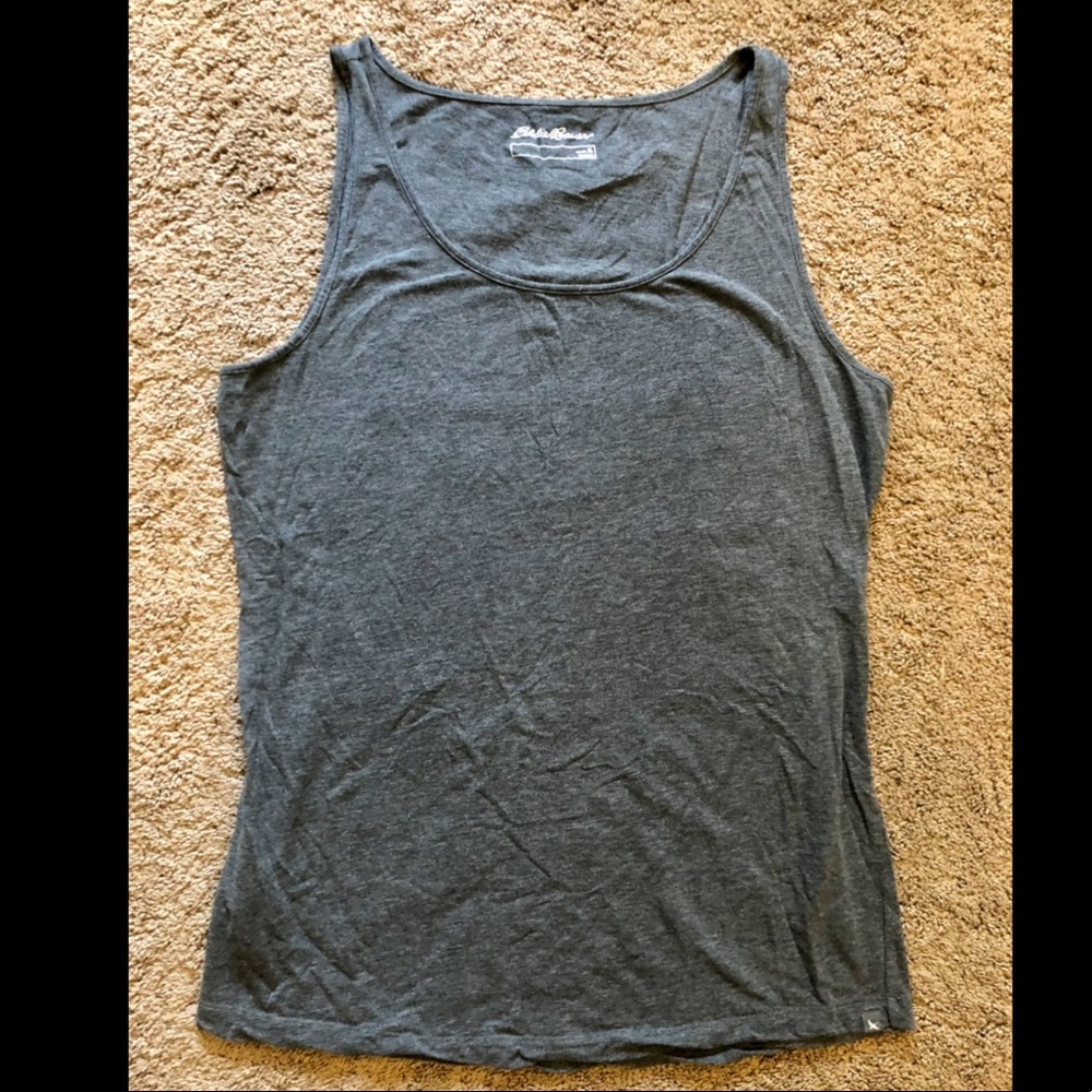 Eddie Bauer Dark Grey Tank Top XL